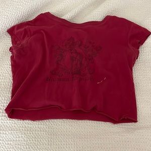 vintage cropped banana republic tee